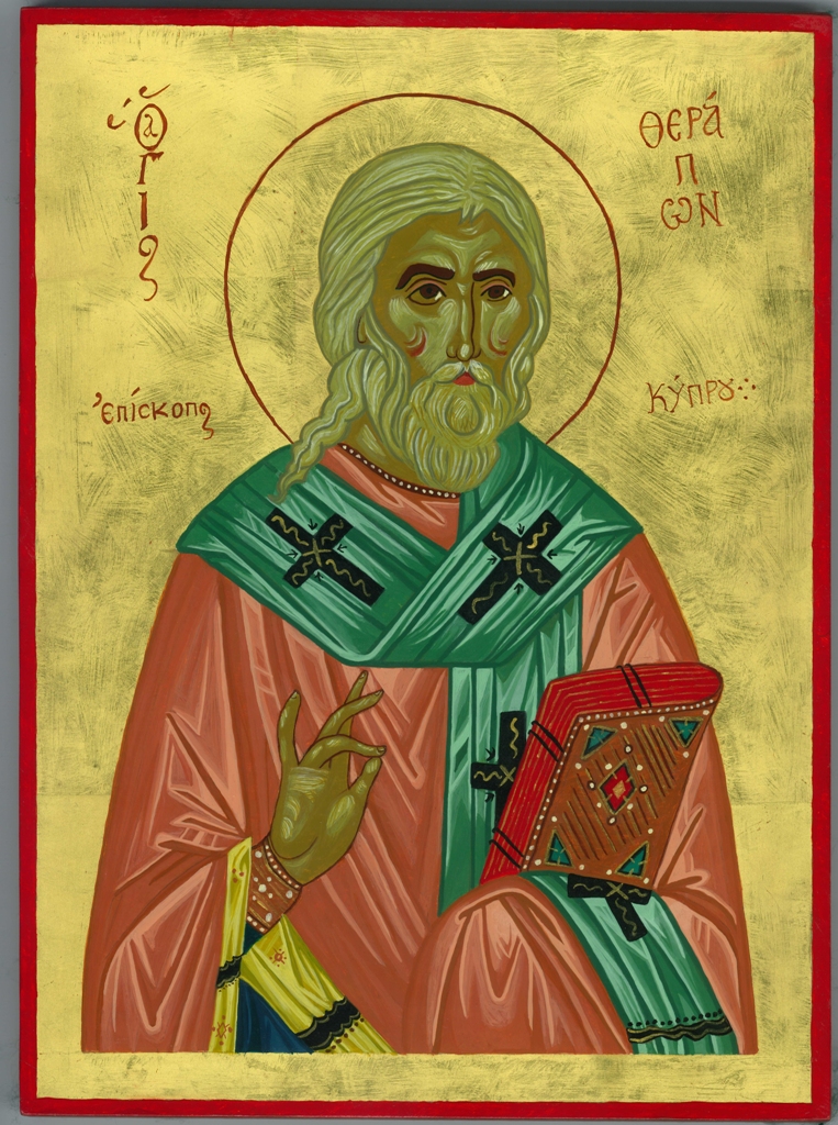 St Panteleimon Icon by Rose Lukjanenko